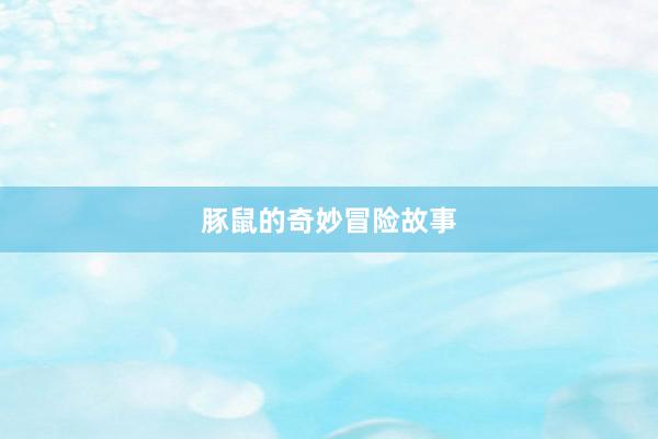 豚鼠的奇妙冒险故事